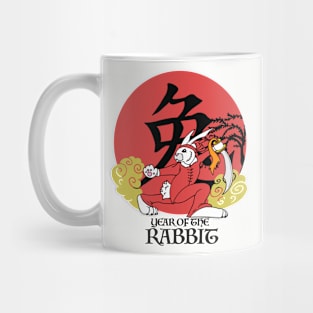 Year of The Rabbit Kung Fu Bunny Mug